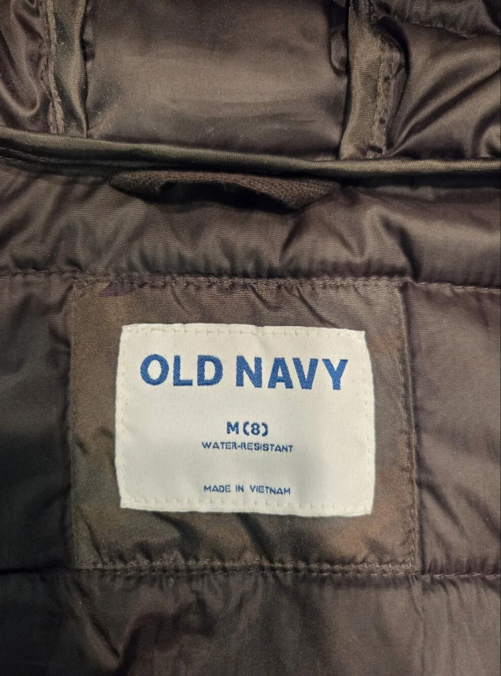Like New, Old Navy Boyd's Camouflage Quilted, Hoode Puffer Jacket - Brown/Olive